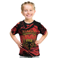 Happy Albania Independence Day Kid T Shirt Albanian Eagle - Wonder Print Shop