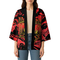 Happy Albania Independence Day Kimono Albanian Eagle - Wonder Print Shop