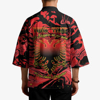 Happy Albania Independence Day Kimono Albanian Eagle - Wonder Print Shop