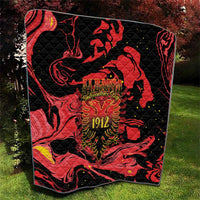 Happy Albania Independence Day Quilt Albanian Eagle - Wonder Print Shop