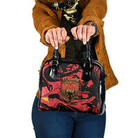 Happy Albania Independence Day Shoulder Handbag Albanian Eagle - Wonder Print Shop
