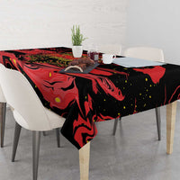 Happy Albania Independence Day Tablecloth Albanian Eagle - Wonder Print Shop