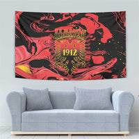 Happy Albania Independence Day Tapestry Albanian Eagle - Wonder Print Shop