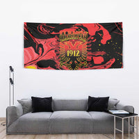 Happy Albania Independence Day Tapestry Albanian Eagle - Wonder Print Shop