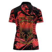 Happy Albania Independence Day Women Polo Shirt Albanian Eagle - Wonder Print Shop