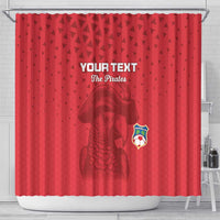 Custom Seychelles Football Shower Curtain Go The Pirates