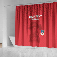 Custom Seychelles Football Shower Curtain Go The Pirates