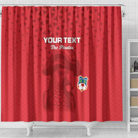 Custom Seychelles Football Shower Curtain Go The Pirates