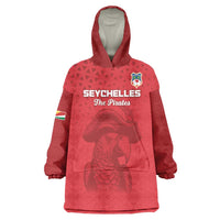 Custom Seychelles Football Wearable Blanket Hoodie Go The Pirates - Wonder Print Shop