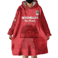 Custom Seychelles Football Wearable Blanket Hoodie Go The Pirates - Wonder Print Shop