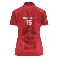 Custom Seychelles Football Women Polo Shirt Go The Pirates - Wonder Print Shop