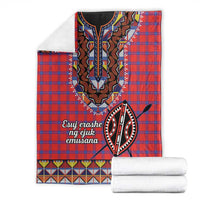 Kenya Maasai Shuka Blanket Mix Dashiki - Beadwork Pattern