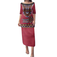 Personalised Kenya Maasai Shuka Family Matching Puletasi and Hawaiian Shirt Mix Dashiki - Beadwork Pattern - Wonder Print Shop