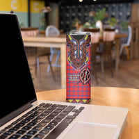 Personalized Kenya Maasai Shuka Skinny Tumbler Mix Dashiki - Beadwork Pattern - Wonder Print Shop