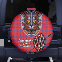 Kenya Maasai Shuka Spare Tire Cover Mix Dashiki - Beadwork Pattern - Wonder Print Shop