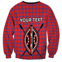 Personalised Kenya Maasai Shuka Sweatshirt Mix Dashiki - Beadwork Pattern - Wonder Print Shop