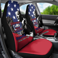 Happy MLK Day Car Seat Cover Everybody Can Be Great Because Everybody Can Serve - Wonder Print Shop