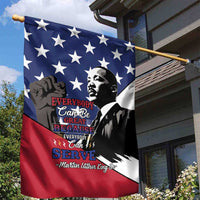 Happy MLK Day Garden Flag Everybody Can Be Great Because Everybody Can Serve - Wonder Print Shop