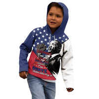 Happy MLK Day Kid Hoodie Everybody Can Be Great Because Everybody Can Serve - Wonder Print Shop