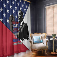 Happy MLK Day Window Curtain Everybody Can Be Great Because Everybody Can Serve - Wonder Print Shop