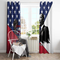 Happy MLK Day Window Curtain Everybody Can Be Great Because Everybody Can Serve - Wonder Print Shop