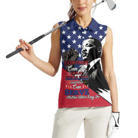 Happy MLK Day Women Sleeveless Polo Shirt Everybody Can Be Great Because Everybody Can Serve - Wonder Print Shop