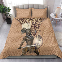 South Africa Zulu People Bedding Set Zulu Warrior - Wonder Print Shop