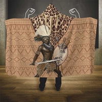 South Africa Zulu People Hooded Blanket Zulu Warrior