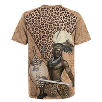 South Africa Zulu People Rugby Jersey Zulu Warrior - Wonder Print Shop