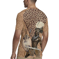 South Africa Zulu People Rugby Jersey Zulu Warrior - Wonder Print Shop