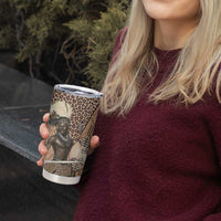 South Africa Zulu People Tumbler Cup Zulu Warrior - Wonder Print Shop