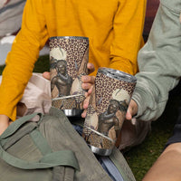 South Africa Zulu People Tumbler Cup Zulu Warrior - Wonder Print Shop