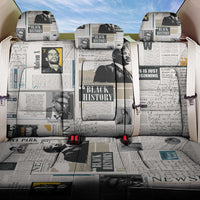 Civil Rights Leaders Back Car Seat Cover Newspaper Print Style - Wonder Print Shop