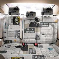 Civil Rights Leaders Back Car Seat Cover Newspaper Print Style - Wonder Print Shop