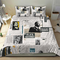 Civil Rights Leaders Bedding Set Newspaper Print Style - Wonder Print Shop