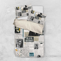 Civil Rights Leaders Bedding Set Newspaper Print Style - Wonder Print Shop