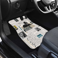 Civil Rights Leaders Car Mats Newspaper Print Style - Wonder Print Shop