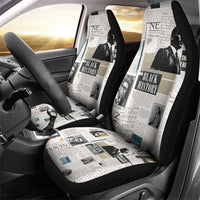 Civil Rights Leaders Car Seat Cover Newspaper Print Style - Wonder Print Shop