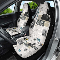 Civil Rights Leaders Car Seat Cover Newspaper Print Style - Wonder Print Shop