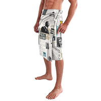 Civil Rights Leaders Lavalava Newspaper Print Style - Wonder Print Shop