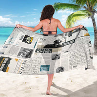 Civil Rights Leaders Sarong Newspaper Print Style - Wonder Print Shop