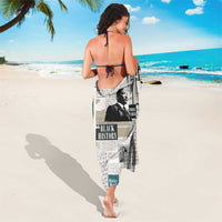 Civil Rights Leaders Sarong Newspaper Print Style - Wonder Print Shop