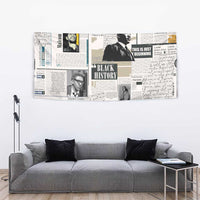 Civil Rights Leaders Tapestry Newspaper Print Style - Wonder Print Shop