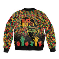 Black History Month Bomber Jacket I Am Black History - Wonder Print Shop