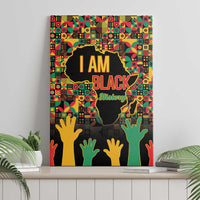 Black History Month Canvas Wall Art I Am Black History - Wonder Print Shop