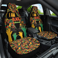 Black History Month Car Seat Cover I Am Black History - Wonder Print Shop