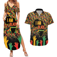 Black History Month Couples Matching Summer Maxi Dress and Hawaiian Shirt I Am Black History - Wonder Print Shop