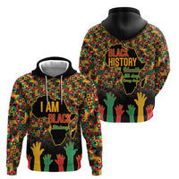 Black History Month Hoodie I Am Black History - Wonder Print Shop