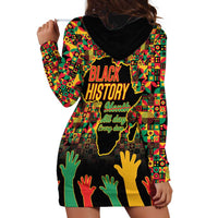 Black History Month Hoodie Dress I Am Black History - Wonder Print Shop