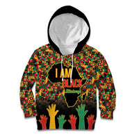 Black History Month Kid Hoodie I Am Black History - Wonder Print Shop